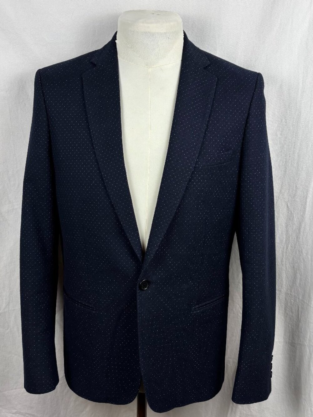 Paul & Joe Mister Auclair Navy Cotton Blazer L Made France